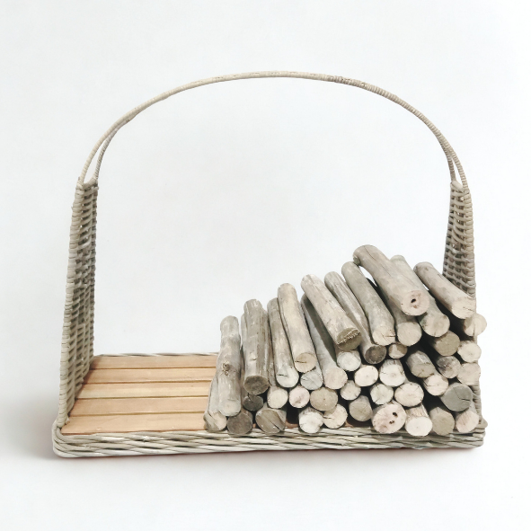Rattan handicraft - Fire wood storage